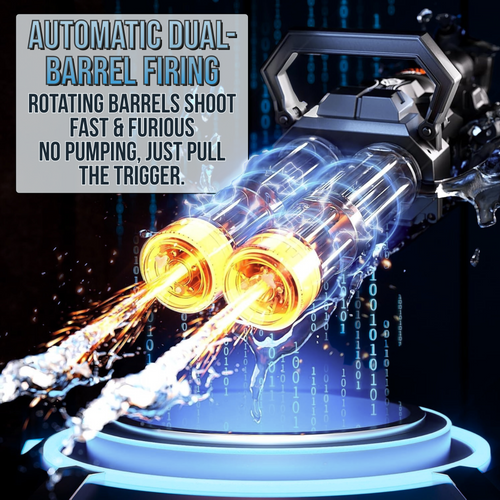 Baskwell™ - Gatling Water Gun + Backpack Tank